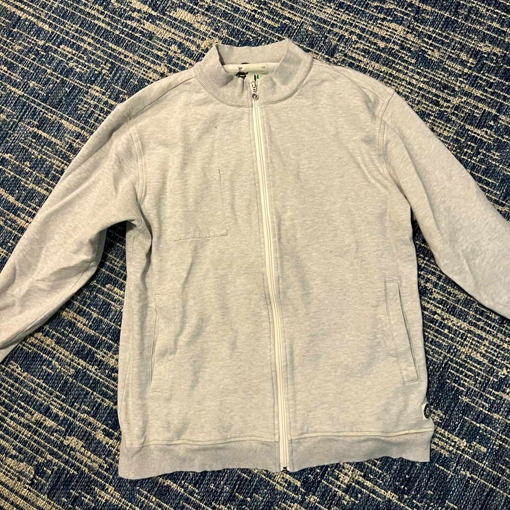 Linksoul terry zip up, size L, grey, great condition